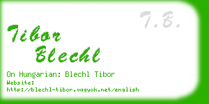 tibor blechl business card